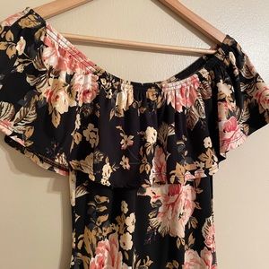 Floral midi dress